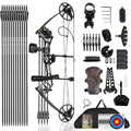 Ready-to-Use Archery Compound Bow Set for Adults and Teens, 25"-31" Draw Length, 0-70 Lbs Adjustable Draw Weight, Up to 320 Fps, Lightweight P3 Design, New 2026 Model