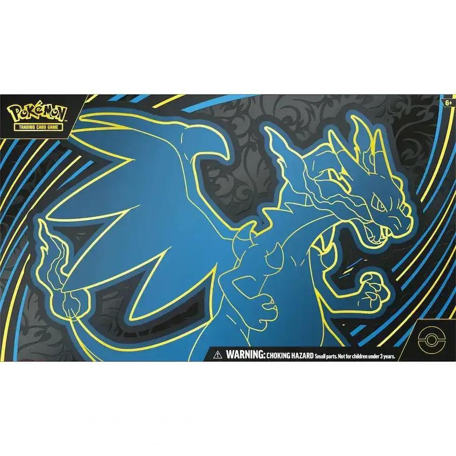Pokémon TCG: Mega Charizard X ex Ultra-Premium Collection Box – 18 Booster Packs, 2 Foil Promos, Playmat, Deck Box & More