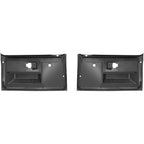 Inner Door Panels Compatible with 1981-1987 for Chevy Pickup Truck Power Lock Door Inside Door Trim Panel PP Plastic Black Pair