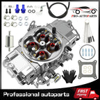 Carb Fuel for Holley Quick BR-67199: 650CFM, Race Carburetor Double Pumper Replace, with Cleaning Brush