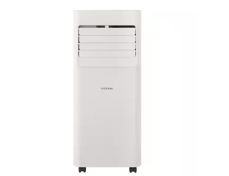Vissani 115-Volt 3-in-1 Portable Air Conditioner Unit Cools 150 sq. ft., with Remote in White