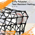 Baseball Batting Cage 20/30Ft for Backyard, Baseball Training Equipment Netting Cages, Golf Softball Baseball Nets for Batting with Frame And Net, Hitting And Pitching Practice