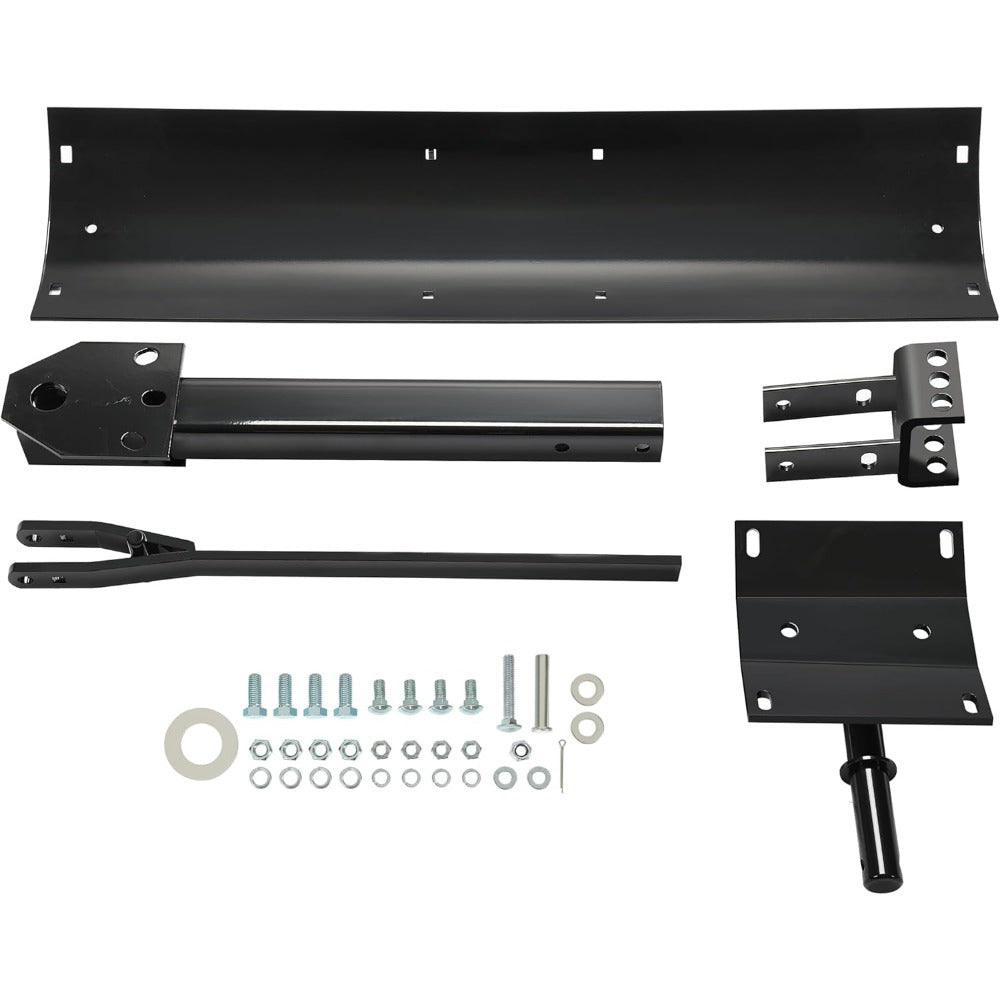 42" 3-pt Rear Blade Scrape Blade Compatible with Universal Tractor ATV UTV Lawn Mower Heavy Duty Steel Powder Coated Black
