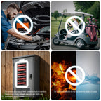 12V 150AH MAX LiFePO4 Battery, Deep Cycle Rechargeable Lithium Battery, Built-in 100ah BMS, Long Service Life, High Power, Very Suitable for RV, Solar Energy, Camping Use