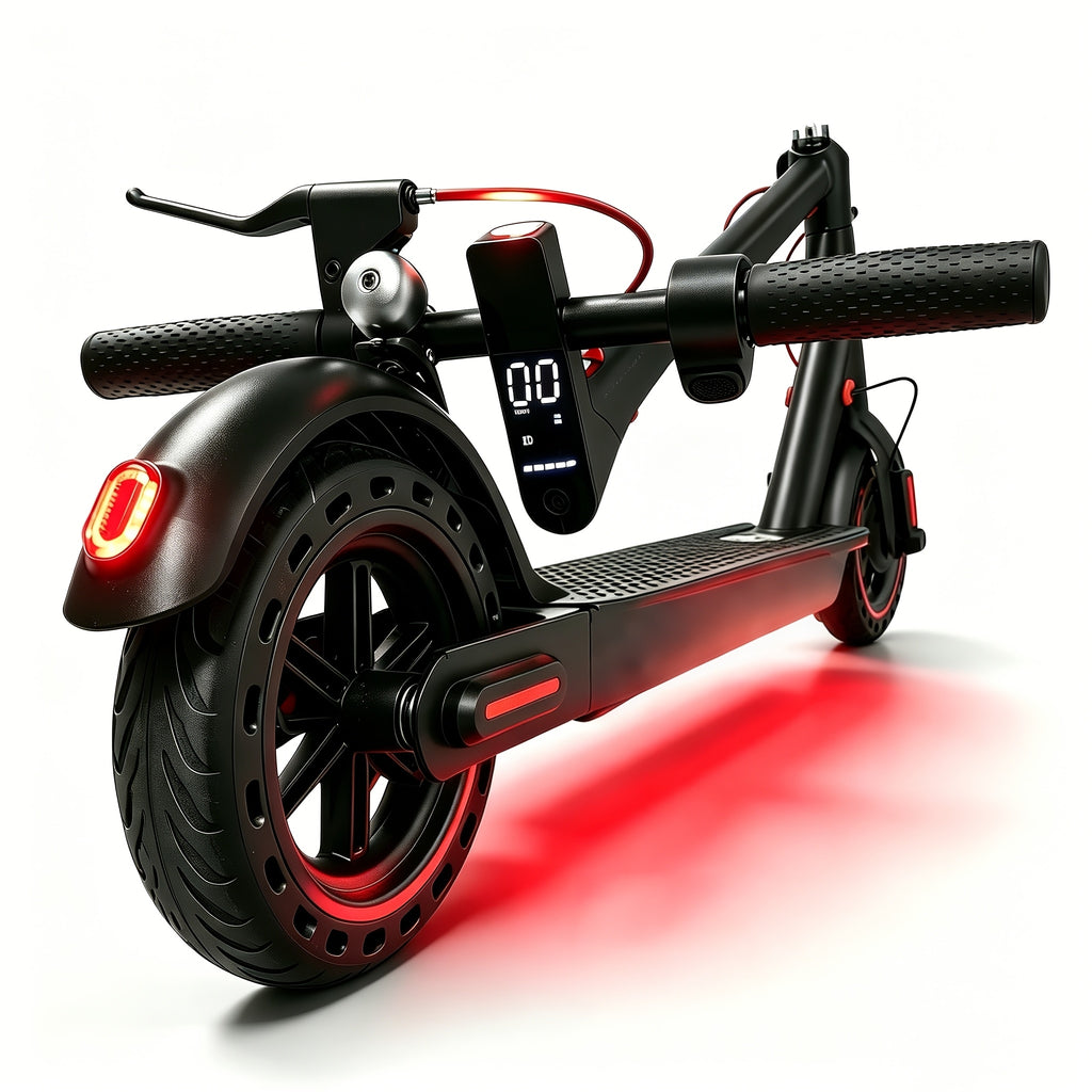 8.5-Inch Tire, Speed of 19 Miles Per Hour, Range of 18 Miles, Folding Electric Scooter with APP, Suitable for Adults And Teenagers, Portable Commuting Scooter, Ideal High-End Gift for Daily Travel
