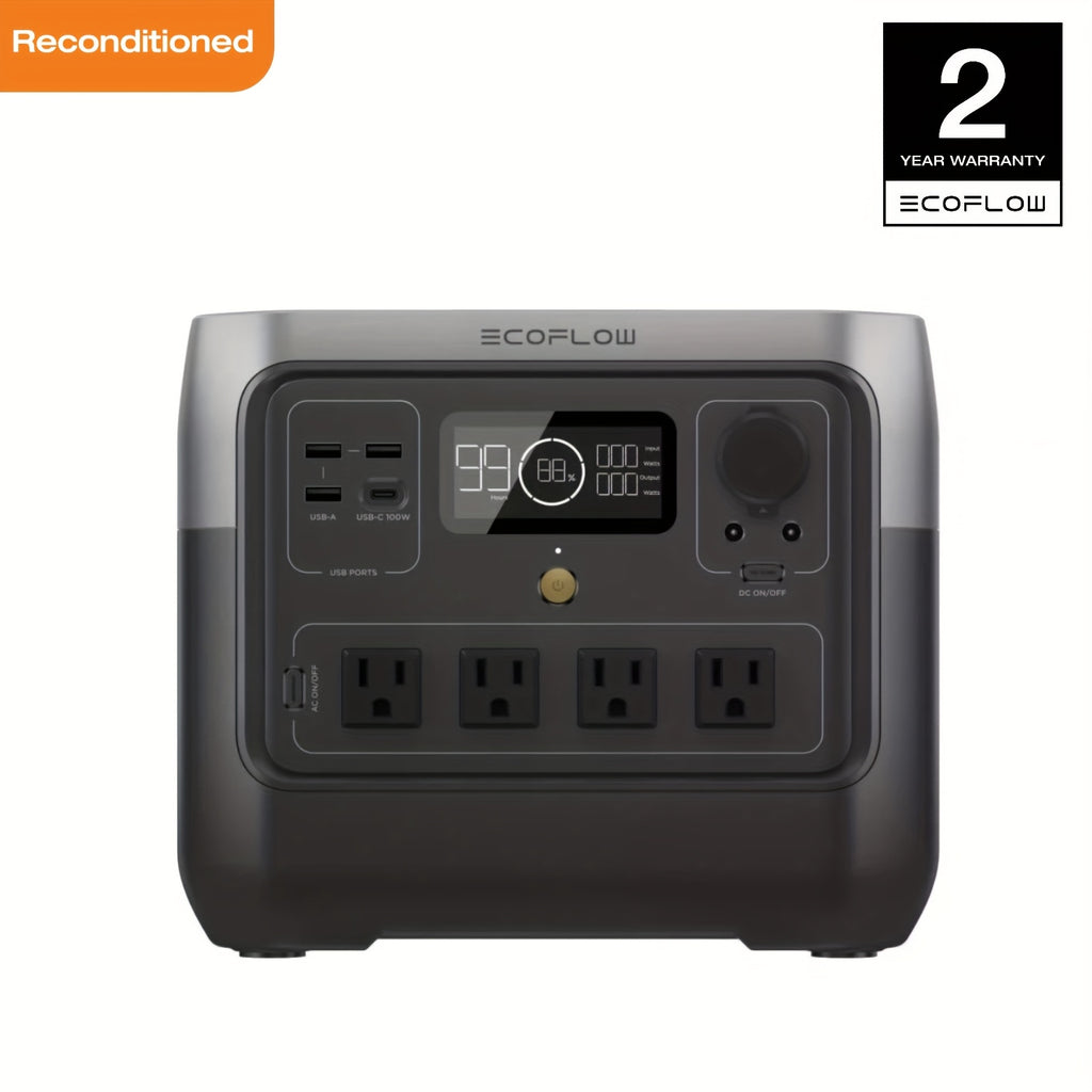 EcoFlow RIVER 2 Pro 716Wh Portable Power Station LFP Certified Refurbished