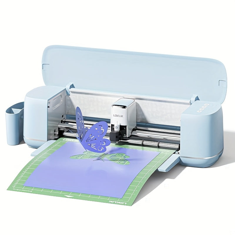 HTVRONT Loklik 2 Cutting Machine for Paper Craft, Embossing - 5X Force Cuts 100+ Materials, AI Drawing Function, Create Handmade Cards And 3D Wall Art