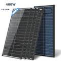 Bifacial Solar Panel Set, 400W Four-Panel Configuration for Rooftop, Farm, RV and Off-Grid Power Systems