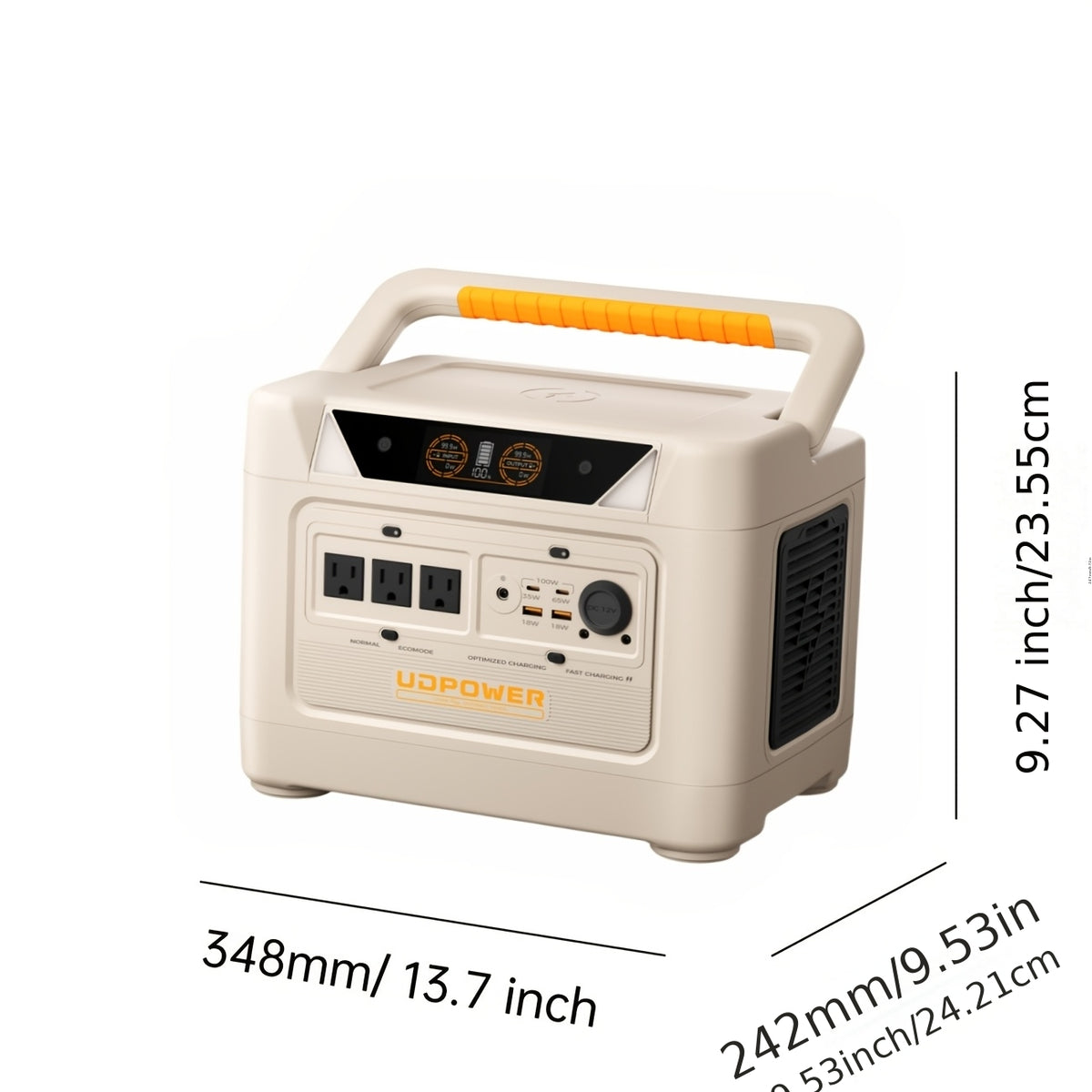 [ Labor Day Discount Preview ] 200W/400W/600W/1200W UDPOWER Portable Power Station, Equipped with Fast Charging, 192Wh/256Wh/596Wh/1191Wh Battery Solar Generator, Suitable for Home Use, Outdoor Travel, Equipped with a 300W Lumen Illuminating Lamp