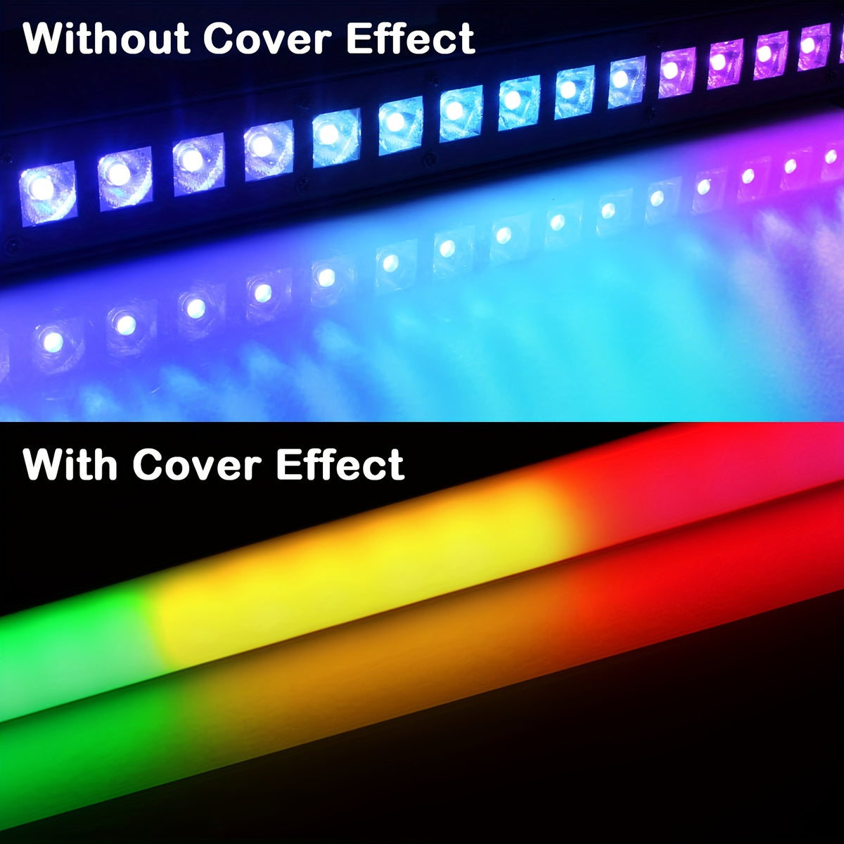 Stage Wash Light Bar – 120W RGBW Pixel Fixture for DMX-Controlled Event Washes, Beam Effects and Chases