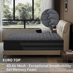 Luxury Mattress 8" 10" 12" 14" Twin Full Queen King Size Gel Memory Foam Pocket Spring Hydird Mattress in A Box Medium Firm