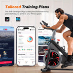 MERACH Exercise Bike Indoor Cycling Bike with 350lbs Weight Capacity & 40 Lbs Flywheel LED Monitor Free APP, Stationary Bike for Cardio Workout, Workout Equipment for Home Gym