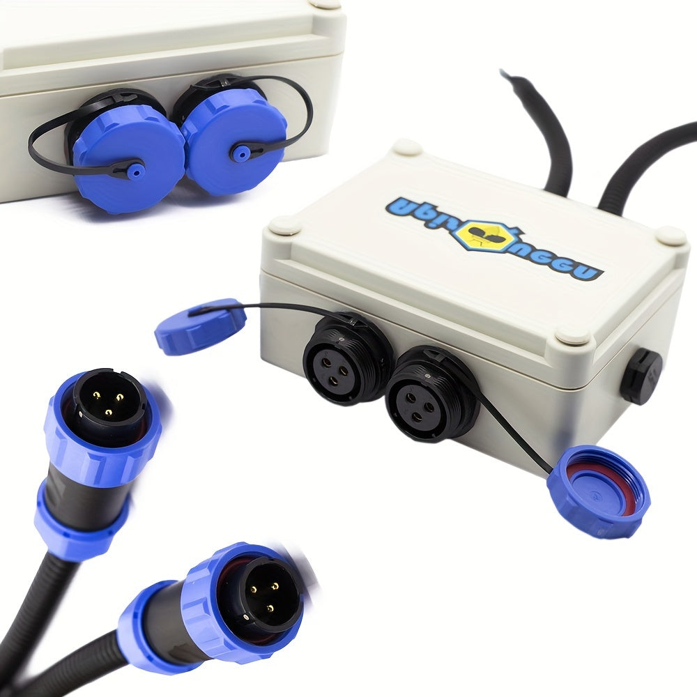 U2 Kit 12-16V Brushless Underwater Thruster 3.4kg (7lbs) Thrust with 45A Bi-directional ESC and Non-Waterproof Remote Control for ROV, Fishing Boat, Kayak Applications