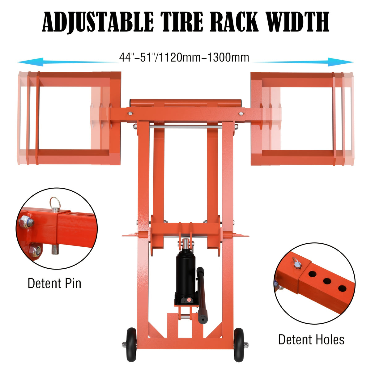 Sturdy 500 Lbs Capacity Lawn Mower Lift Jack - with Hydraulic Jack · Riding Mower Lift Foldable Design | for Zero Turn Mower Lift and Garden Tractors - for Mower Maintenance or Repair