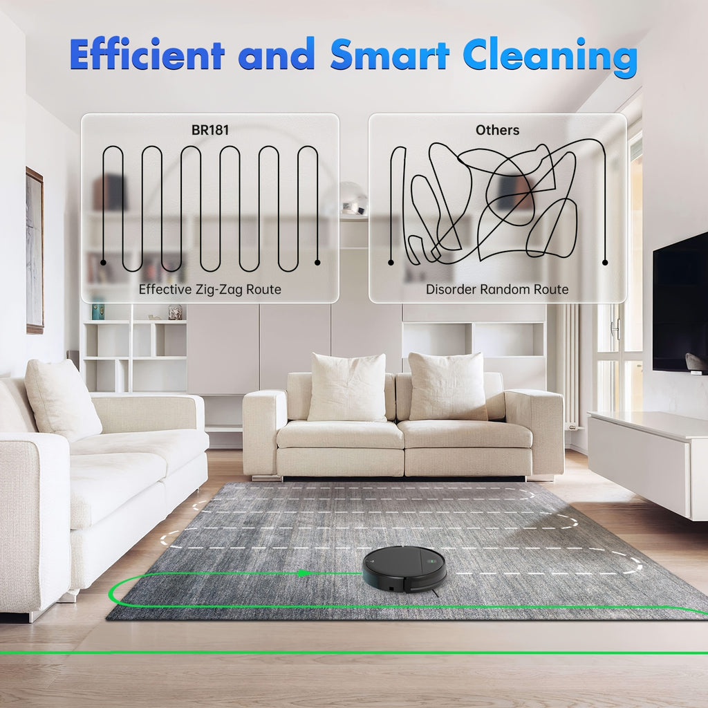 MAMNV 3-In-1 Intelligent Robot 5000Pa Vacuum Cleaner, Automatic Charging Fixed-Point Sweeper, Voice, App Control And Wet Suction Mopping of Water Tank Dust Box, Used for Smart Home Cleaning, Birthday And New Year Gifts