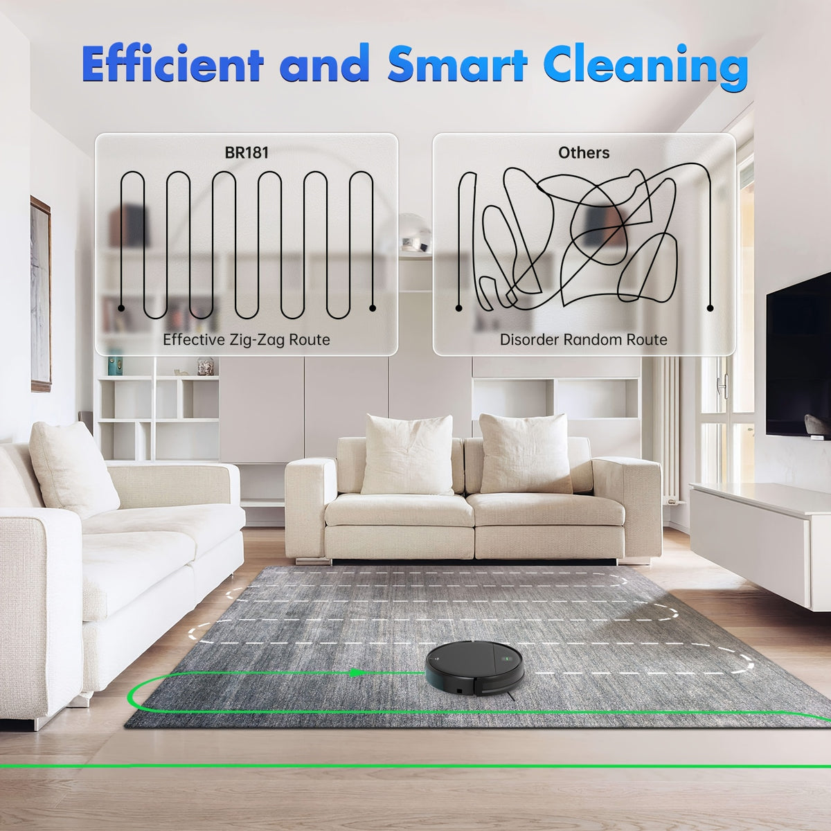 MAMNV 3-In-1 Intelligent Robot 5000Pa Vacuum Cleaner, Automatic Charging Fixed-Point Sweeper, Voice, App Control And Wet Suction Mopping of Water Tank Dust Box, Used for Smart Home Cleaning, Birthday And New Year Gifts