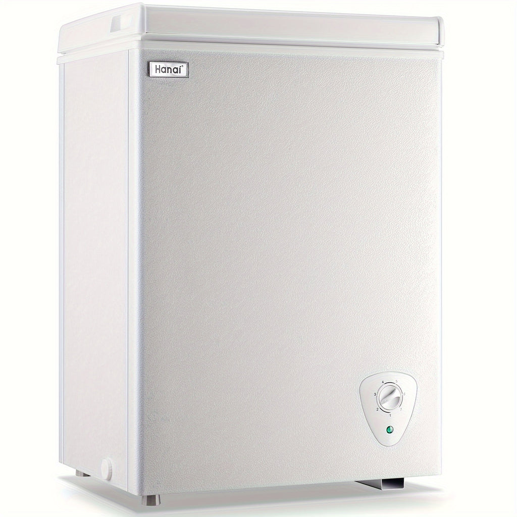 WANAI Chest Freezer Mini Small Deep Freezer Apartment Dorm Freezers with 7 Temp Control Fast Cooling Portable for Home Office Business Dorm