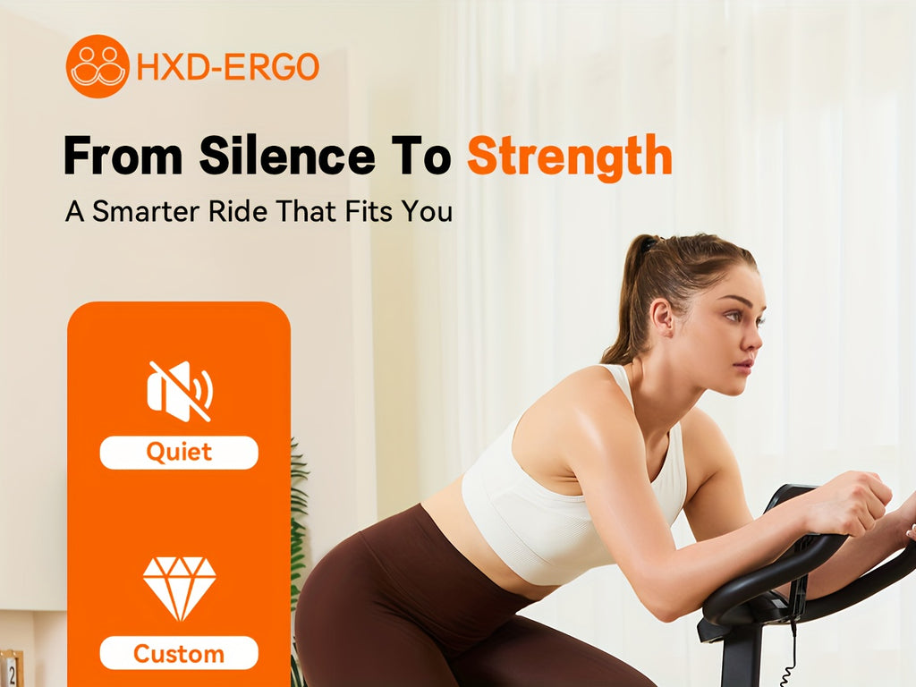 Exercise Bike: 330 Lbs Weight, Stationary Exercise Bike Exercise Bike for Home,Adjustable Magnetic Silent Belt Drive,Indoor Cycling Bike for Home, Suitable for Home Gyms,Rehabilitation Training Scenarios, Christmas Gifts