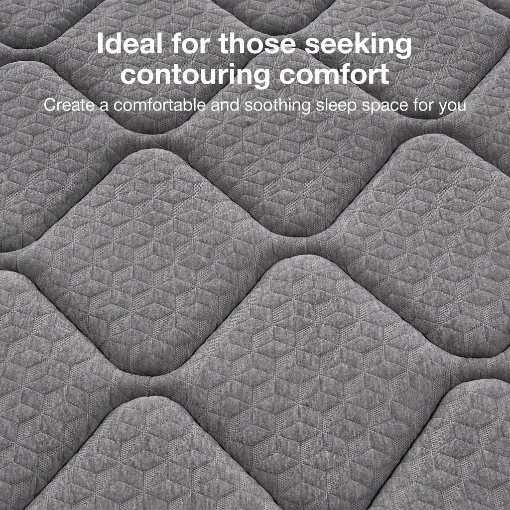 SweetNight 6/8/10/12/14 inch Memory Foam Hybrid Mattress With Pocket Springs, Twin Xl, Full, Queen, King, Sizes In A Box, Medium Firm, Mattresses For Support Comfort, Fiberglass-Free