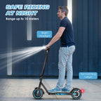 V10 Electric Scooter, 500W Foldable E-Scooter with 10-Inch Tires and 28-Mile Range for Adults
