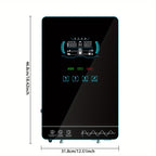4000W Solar Hybrid Inverter DC24V 120VAC Pure Sine Wave Battery-Free Starting Built MPPT 140A Solar Charger, 6.25 Inch LCD Screen And Touch Buttons