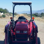 Tractor Canopy Top for John Deere Compact Utility Tractors, Removable 36 x 40-Inch Sunshade for ROPS