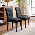Set of 2/4 Faux PU Leather Upholstered Dining Chairs for Home Kitchen Living Room- Dining Room Chairs Dining Side Chairs