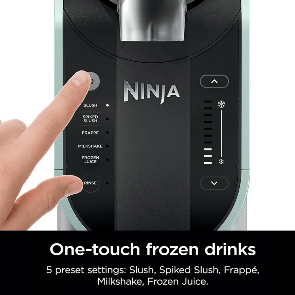 Ninja SLUSHi with RapidChill Technology, 96 oz. Frozen Drink & Slushie Machine, 5 Programs, Slush, Spiked Slush, Frappe, Milkshake, Frozen Juice, FS305CO + Two 16-oz Insulated Bubble Cups (Renewed)