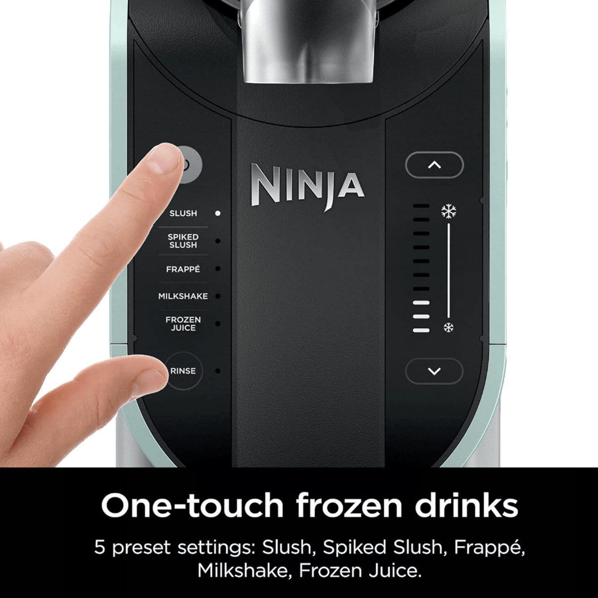 Ninja SLUSHi with RapidChill Technology, 96 oz. Frozen Drink & Slushie Machine, 5 Programs, Slush, Spiked Slush, Frappe, Milkshake, Frozen Juice, FS305CO + Two 16-oz Insulated Bubble Cups (Renewed)