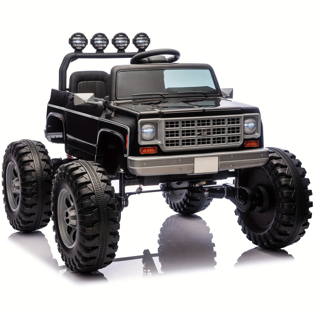24V Kids Ride-On Electric Car, Dual Mode Powered Car with Remote Control, 3 Speed Settings, Seat Harness Protection, Locking Doors, Outdoor Toy Car, Ride-On for Boys And Girls (/Red//Black) - Ideal Birthday/Christmas/Halloween Gift