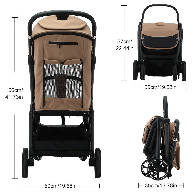 Baby Stroller, Lightweight And Foldable, Can Sit Or Lie Down, Available in All Seasons, a Must-Have for Spring Trips