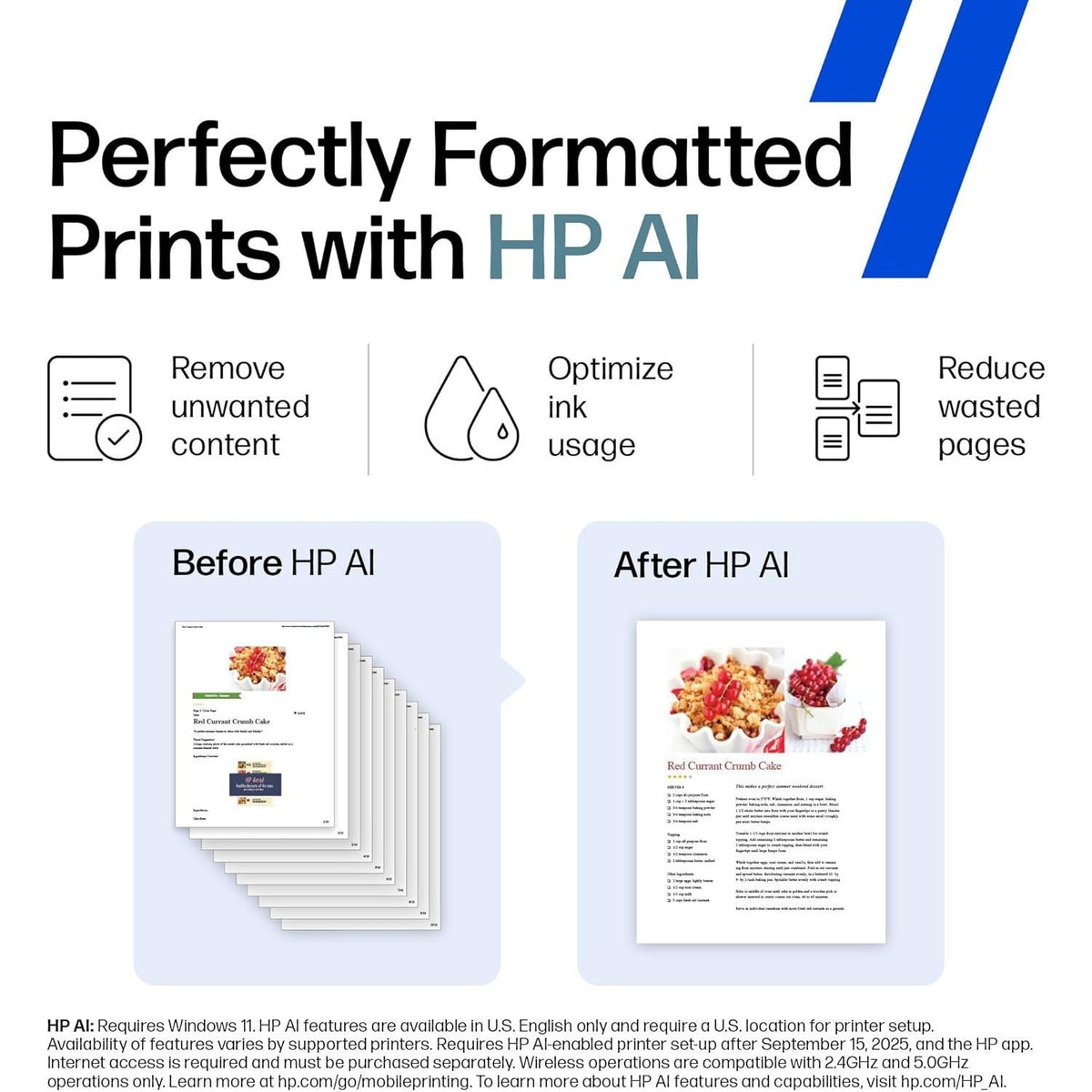 HP OfficeJet Pro 8139e Wireless All-in-One Color Inkjet Printer, Print, scan, copy, fax, ADF, Duplex printing Best-for-home office - Professionally Refurbished