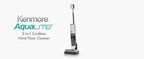 [3-in-1 Self-Cleaning Mop] Kenmore AquaLite 3-in-1 Cordless Wet Vacuum 8kPa Hard Floor Cleaner with Automatic Air-Drying, 35mins Runtime & One Edge Self-Cleaning Mop 0.8L Capacity for Multi-Surface And Messes, White
