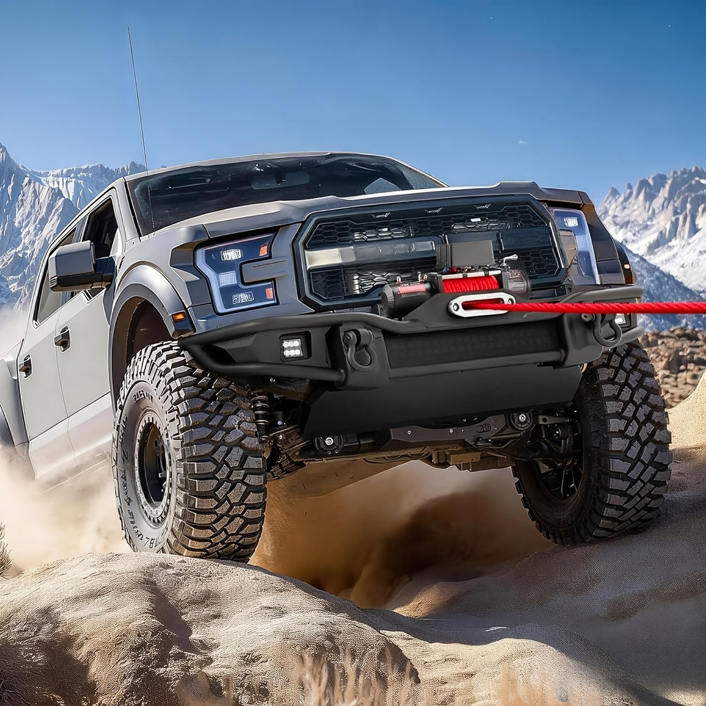 Electric Winch 3500Lb/4500Lb/12000Lb/13500Lb - Electric Truck Winch 12V with Red Synthetic Rope - Fairlead Wired Handle & Infrared Remote - Winch for Jeeps Road SUV Boat Towing Trailer 4WD 4X4 ATV UTV - ATV Winch Kit