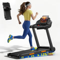 4-in-1 Treadmill with 12% Incline, Portable Treadmills for Home with Handle, Foldable Treadmills for Home and Office, 350Lbs Weight Capacity