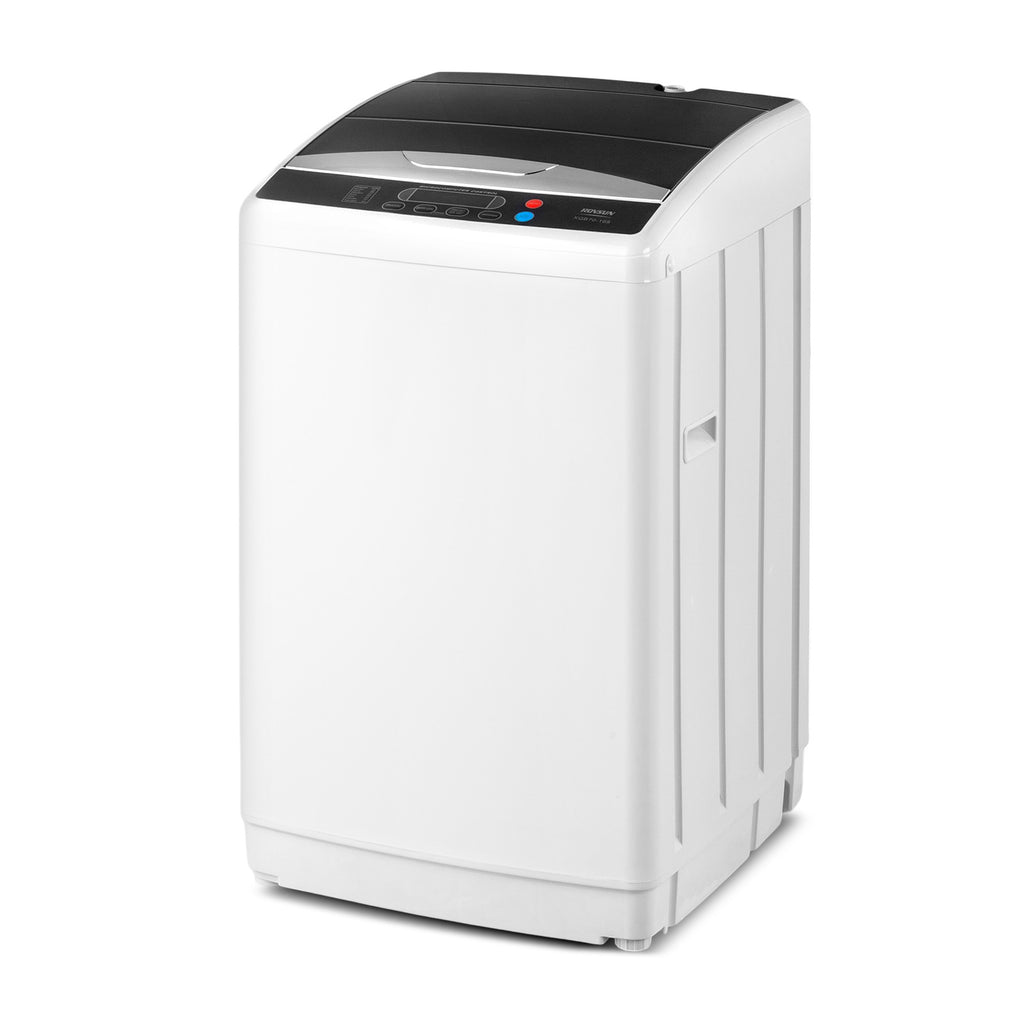 Portable Washing Machine - Compact Twin Tub Mini Washer & Spin Dryer Combo with Built-in Gravity Drain, 110V Electric Laundry Machine for Apartments, Dorms, RV, Camping - Energy Efficient, Quiet, Space Saving, No Installation Required, Quick Wash, Low Wat