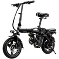 High Performance Adult Electric Bicycle, Portable Design Foldable Electric Bicycle, 500W Motor And 48V 10Ah Battery, 16-24 Mph Speed, Dual Disc Brakes, 14 Inch Electric Bicycle with Pedals, Suitable Gift for Teenagers