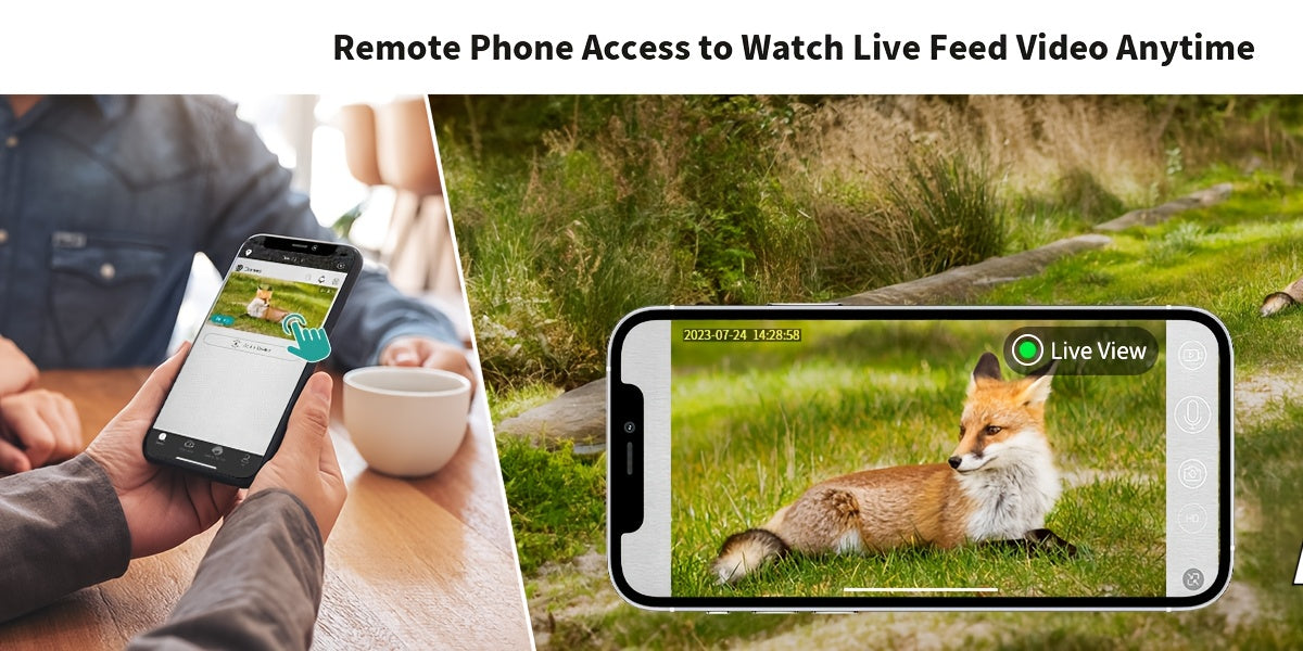 [4K Live Streaming] 4G LTE Cellular Trail Cameras With 4K Live Streaming, 3rd Generation Cellular Trail Camera With Live Streaming, Solar Powered Game Camera, Includes SIM Card, Remote App Access, Video Playback, Motion Activation And 0.2 Second Trigger T