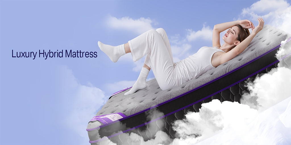 10In/12In/14In Twin, Full, Queen, King, Mattress Memory Foam And Spring, Hybrid Mattress, Medium Firmness, Lumbar Support, for Home Rooms Hotels, Boxed