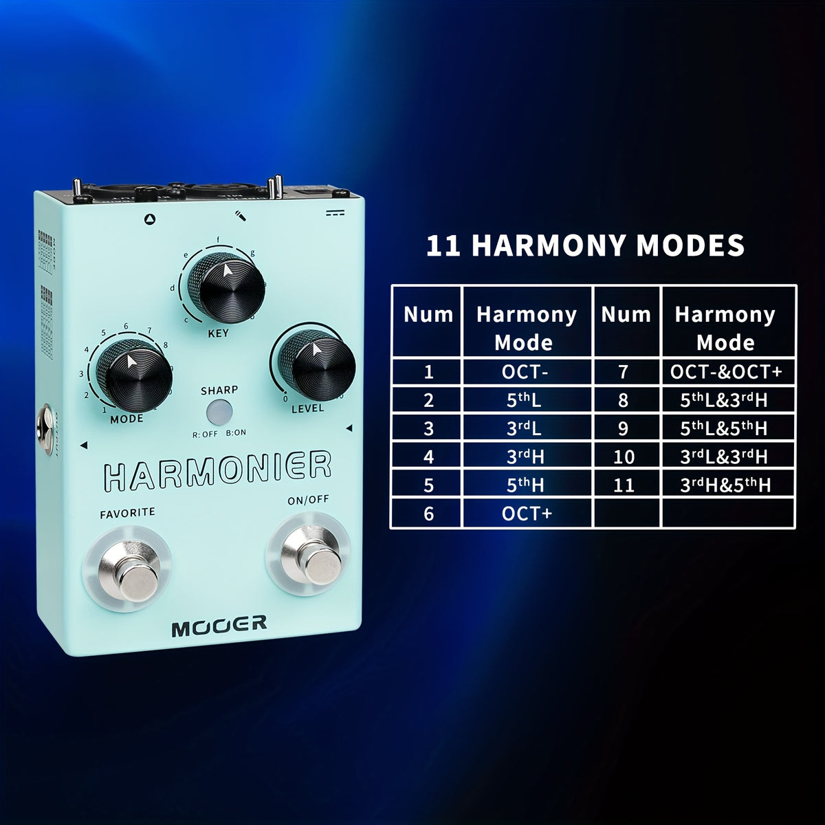 MOOER Autuner Vocal Effects Processor Is a Voice Pedal Designed for Pitch Correction, Reverb, And Delay, Suitable for Guitarists, Live Performances, And Streaming