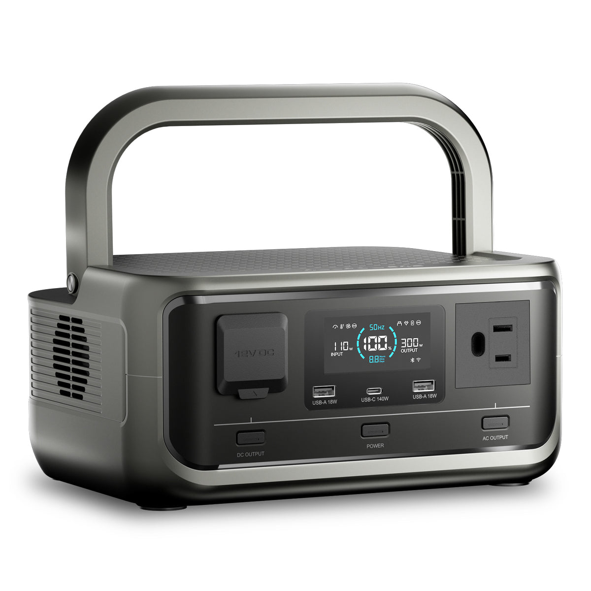 [Outdoor Camping Travel] ALLPOWERS P300 T2 Portable Power Station 256Wh LiFePO4 Battery 300W (Peak 600W) AC Output for Outdoor Camping Travel Home Use