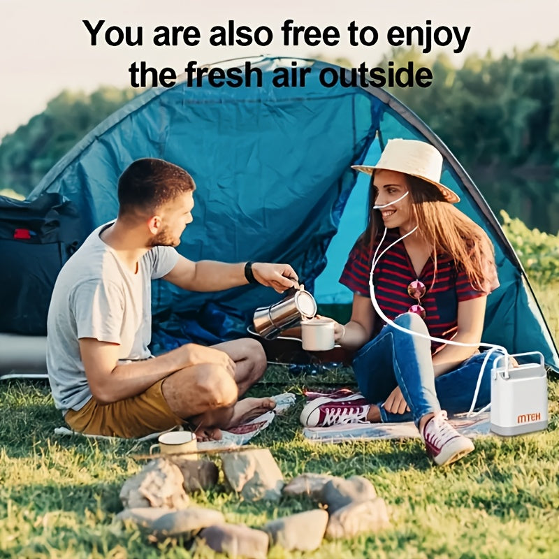 [Portable Air Cleaner] Lightweight And Portable Air Cleaner, 1.5L/M, For Outdoor Sports, Camping, Hiking, And Home Use - Compact Silent Air Filtration Device With Backpack Strap For Easy Carrying - Provides Fresh Air And Supports Healthy Breathing Anytime