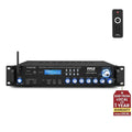 Bluetooth Hybrid Amplifier Receiver - Home Theater Pre-Amplifier with Wireless Streaming Ability w/ Digital Optical/Coax, MP3/USB/SD/AUX/FM Radio (3000 Watt)