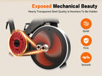 Exercise Bike: 330 Lbs Weight, Stationary Exercise Bike Exercise Bike for Home,Adjustable Magnetic Silent Belt Drive,Indoor Cycling Bike for Home, Suitable for Home Gyms,Rehabilitation Training Scenarios, Christmas Gifts