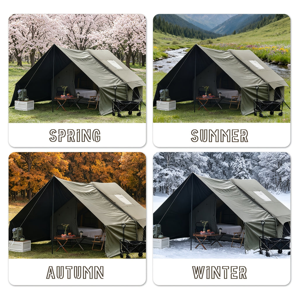 PAKICETUS Inflatable SUV Tailgate Tent with Air Pump for Quick Setup, 4-6 Person Model, Breathable Mesh for Smooth Ventilation, Windproof Oxford Fabric Inflatable Shelter, Suitable for Summer Glamping and Car Camping