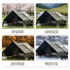 PAKICETUS Inflatable SUV Tailgate Tent with Air Pump for Quick Setup, 4-6 Person Model, Breathable Mesh for Smooth Ventilation, Windproof Oxford Fabric Inflatable Shelter, Suitable for Summer Glamping and Car Camping