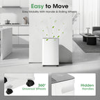 [Large Dehumidifier] Gunji 80pint/50pint/35pint/30pint, Large Dehumidifier for 3000/4500 Sq. Ft. Dehumidifier, 24H Residential Dehumidifier with Hose, Dehumidify/Dry/Air Delivery Mode, Humidity Display, Timer, Drain Hose
