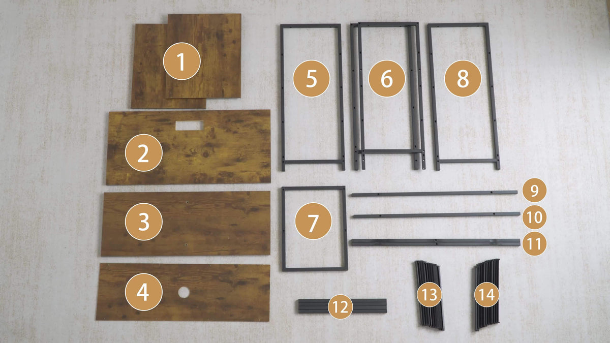 [12pcs] 63" Smart TV Stand With LED Lights & Power Outlets, For TVs Up To 75", 12-Drawer Fabric Dresser, Entertainment Center For Living Room, Bedroom, Hallway, Brown