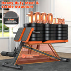 Home Gym Weight Bench, 5-In-1 Adjustable Workout Bench for Abs, Back, Glutes And Core Training, Heavy Duty 1000LBS Capacity