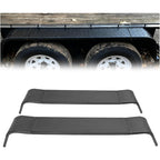 Tandem Axle Trailer Fenders 72-7/8"x10-1/4"x13" Fit 13"-15" Tires Steel 14 Gauge Diamond Tread Plate Cargo Utility Landscape 2 Pcs